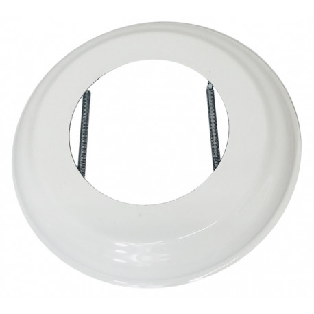 Rosace à ressort blanc 83mm