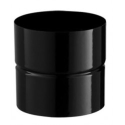 Manchette F/F noir brillant 12cm 125mm