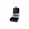 Boîte de 19 forets HSS laminés 1–10 mm
