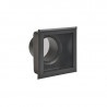 GRILLE 150 x 150 mm Sortie D 100 ACIER NOIR