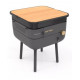 Plancha Mobile NOMAD Fonte Email L33,5xP33,5xH21,5cm