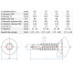 Vis autoforeuse TF 4.8X 50