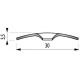 SEUIL PLAT A VISSER 30MM INOX 73CM