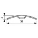 SEUIL PLAT A VISSER 30MM LAITON 93CM
