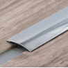 Seuil de porte adhésif 30 mm inox Inox 83 cm