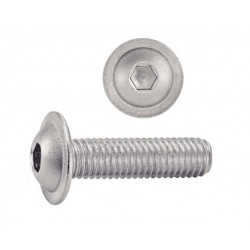 VIS INOX TB A EMBASE HEXA CREUX 8X30 (boite 200)
