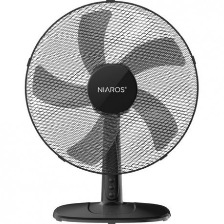 Ventilateur de table Noir 45W - Ø43CM