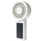 Mini ventilateur a main solaire - blanc