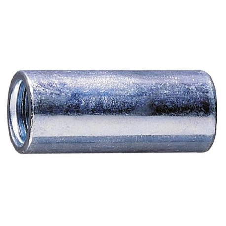 Manchon fileté hexagonal en acier zingué M4
