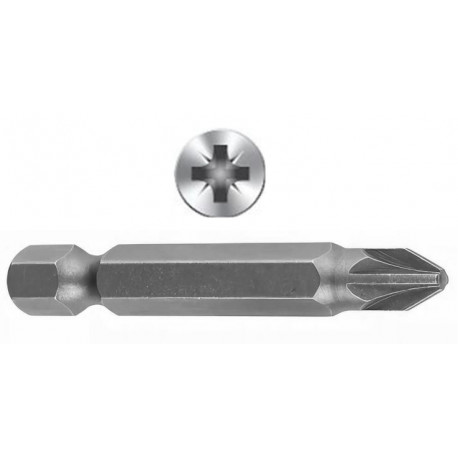 Embout vissage cruciforme long 50 mm PZ 1