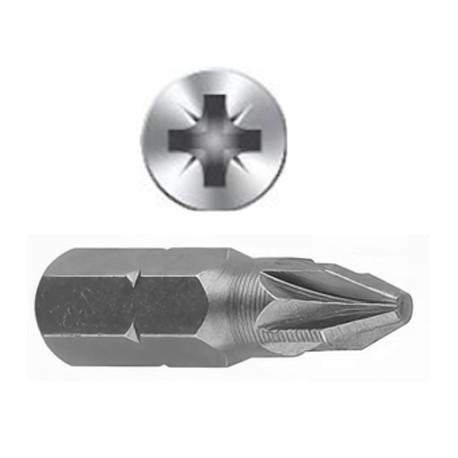 Embout de vissage cruciforme POZ 3