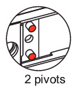 volet roulant 2 pivots