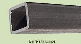 Paire de béquilles en aluminium carré de 8mm 3006C avec Bricometal